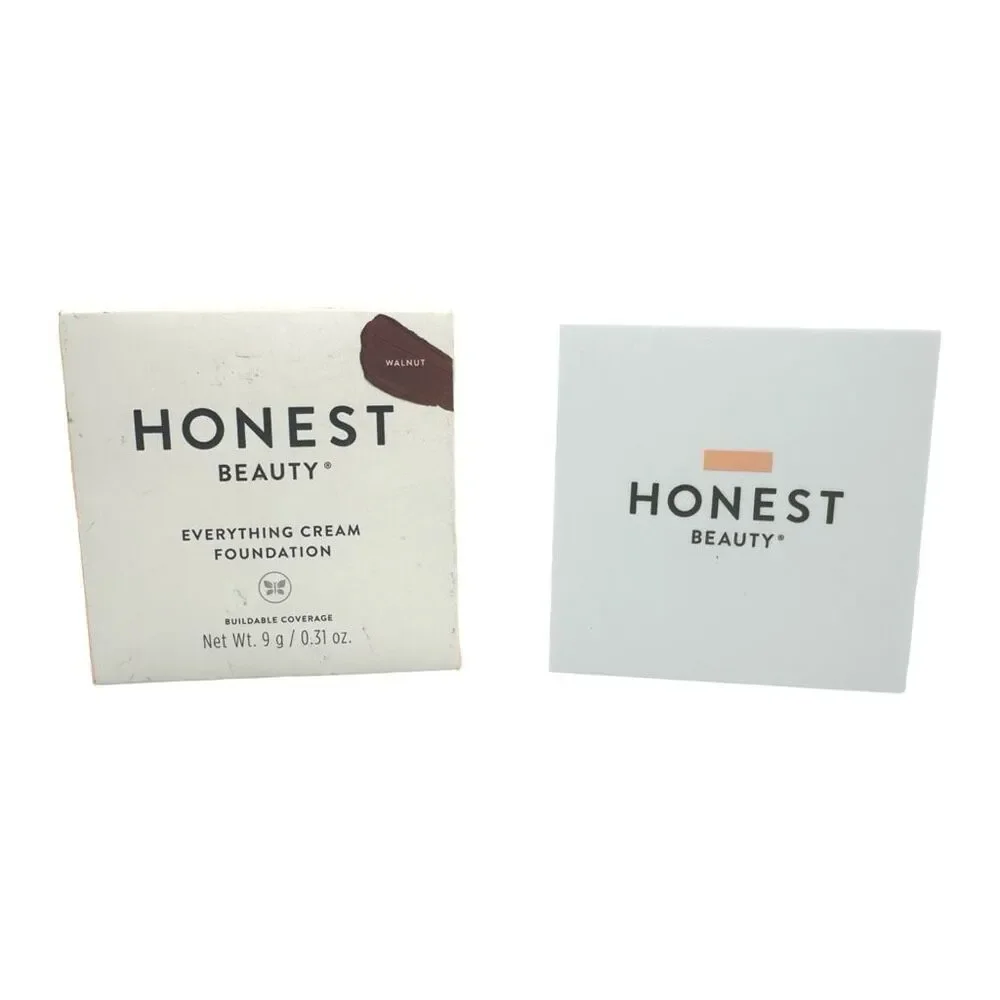 Honest Beauty Everything Cream Foundation - Walnut - 9g / 0.31 oz - Set of 2